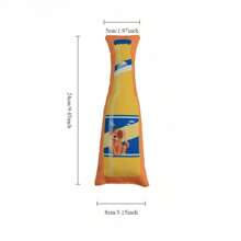 1pc Pet Chew Toy, Creative Soda Plush Squeaky Dog Toy - Multicolor - View 5