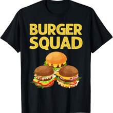 Cool Hamburger Art Men Women Cheeseburger Fast Food Burger T-Shirt
