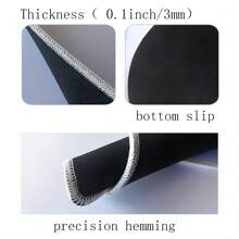 1pc Customized Large Rectangular Mouse Pad - Non-Slip, Durable Stitched Edges, Natural Rubber - Perfect For Office, Gaming And Study - Customized Design Available - Multicolor - View 10