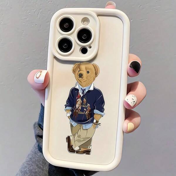 Polar Bär Design vollständiger stoßfester Handyhülle kompatibel mit iPhone und allen Serien