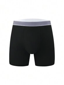 7 Pcs Men's Long And Comfortable Underwear - Breathable, Elastic, Quick Drying, Elastic Waistband, Fitness, Sports And Casual Boxer Underwear - Soft And Lightweight. - Multicolor - View 4