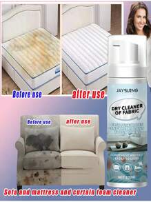JAYSUING 泡沫洗涤剂，用于衣物、地毯、沙发的多用途去污剂，免冲洗家用清洁剂