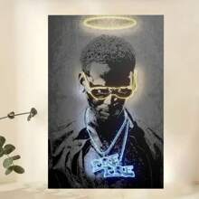 Framed   Canvas Poster Inspired By The Album Cover Of The Young Music  Wall Decor Room Decoration Ideal Gift For Bedroom Living Room CorridorFor Valentine's Day, 2025, Mother's Day, Halloween, Christmas, Birthday And Other Holiday Decorations - Framed - View 1