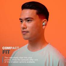 JLab Go Pop+ True Wireless Bluetooth Earbuds + USB Charging Case, Dual Connect, IPX4 Sweat Resistance, Bluetooth 5.1 Connection, 3 EQ Sound Settings Signature, Balanced, Bass Boost - 薄荷+ - 查看 6