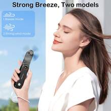 sweetfull 1pc Portable Handheld Mini Fan With LED Light, Rechargeable Folding Travel Fan, Portable Pocket Fan, Small Desktop Fan, Flashlight, Hand Personal Fan Suitable For Travel And Outdoor Summer Cooling,Beach,Travel