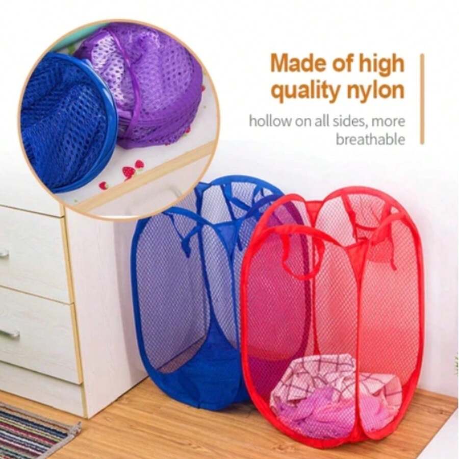 Multipurpose Organizer Basket Large Laundry Bag Organizer Basket - 彩色 - 查看 1
