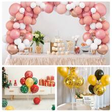 Balloon Arch Stand Reusable Balloon Arch Kit 10FT Adjustable Balloon Arch Stand Set Frame For Birthday Decorations Wedding Graduation Anniversary Graduation Party New Year Black - White - View 12
