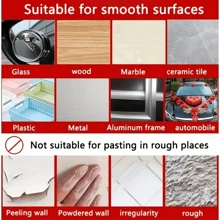 180pcs Double-Sided Adhesive Tape Set, 3 Boxes Of 60pcs Transparent Removable Waterproof Hanging Strips, Suitable For Decorating, Hanging Scrolls, Photos, Clocks, Plastics, Office & Gift Packaging, Applicable For Walls, Arts, Crafts, Hanging Decorations, Easy To Tear And Stick On Plastic Surfaces