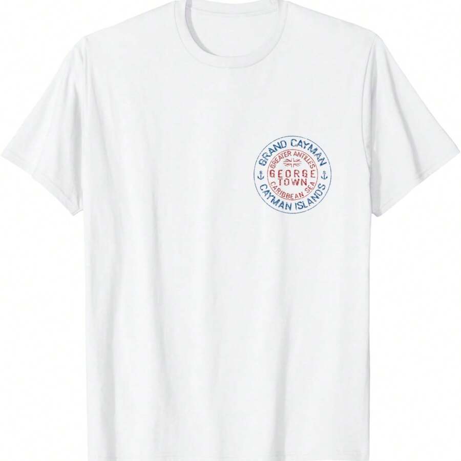 George Town, Grand Cayman, Cayman Islands (2-Sided) T-Shirt - trắng - Xem 1