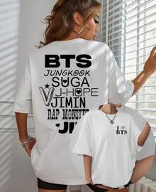 Camiseta Unissex Banda Grupo Kpop Coreano Bt21 Boys Boy I Love Show Fãs