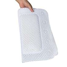 Full Body PVC Bath Mat Non-Slip Cushion SPA Head Neck Back Support Rest Pillow Bathroom Decor Summer Back To School - White - View 4