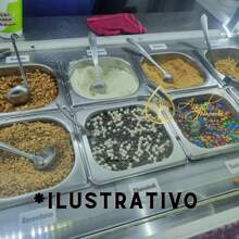 KIT 5 Mini Concha Pequena Aço Inox - Para Molhos, Caldos e Vinagrete - Multicolorido - Visão 5