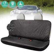 Waterproof Back Rear Seat Cushion Pet Dog Seat Cover Protector Universal Car SUV - Black - View 4