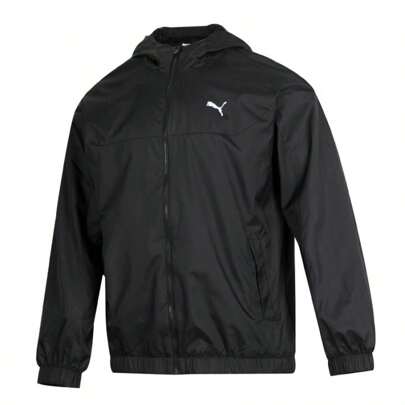 Puma 남성용 캐주얼 스포츠 방풍 보온 러닝 자켓, 스타일: 687549-01