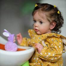 ziyiui 55cm/22inch Cute Reborn Baby Doll Soft Vinyl Lifelike Newborn Toy For Children Birthday Christmas Gift (Bottle Pattern Random),Perfect Birthday & Holiday Gift For Sge 3+ And Doll Collectors,Role Play Pretend Game,Baby Dolls,Toys,Toys For Girls Boys. - 彩色 - 查看 4