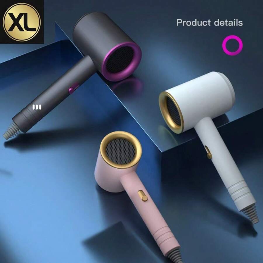 Secador de pelo de alta velocidad de iones negativos sin hojas(Envío aleatorio de color) - Multicolor - Ver 1