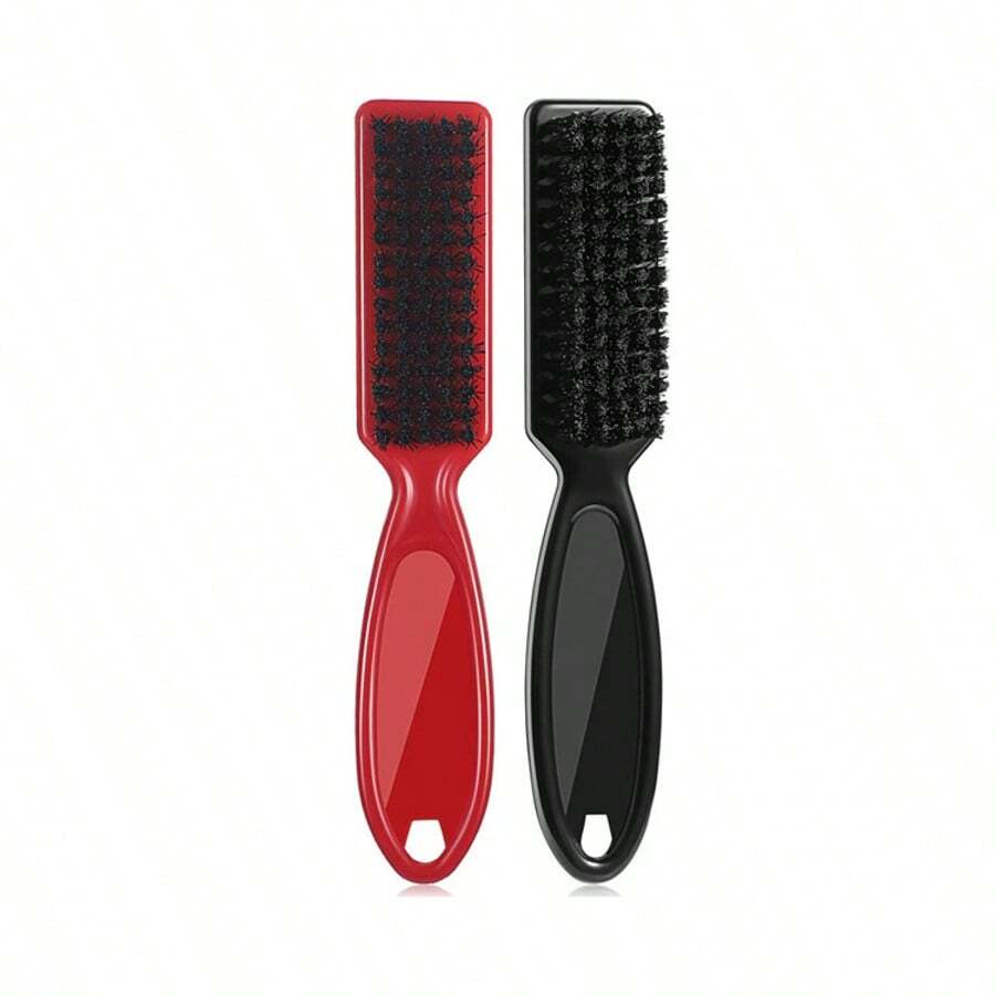 1 pieza Cepillo para barba de hombre, cepillo retro de barbero para grasa, limpiador de cabello deshilachado, herramienta de limpieza del cabello, accesorios de barbero, accesorios para hombres, accesorios para la cabeza para hombres - Multicolor - Ver 1
