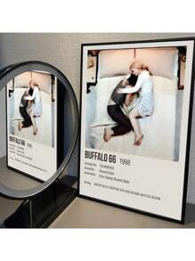 1 件复古水牛城 66 部经典电影海报图片印刷帆布画印刷海报墙艺术画适用于客厅装饰卧室办公室酒吧美学装饰无框架 - 彩色 - 查看 10