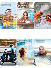 1pc Waterproof Diving Bag Cellphone Pouch, Touch Screen Sealable Swimming, Underwater Photography, Dust-Proof, Anti-Drop, Anti-Rain, Water-Tightness, Floating Gear, Convenient Phone Case - Multicolor - View 4