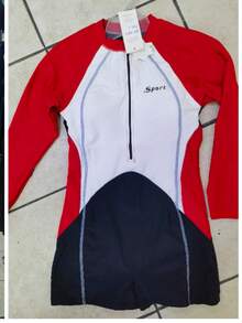 Traje de baño de una pieza - Rojo - Ver 2