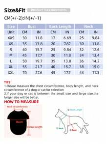 1 件苹果绿色双面蓬松有弹性柔软保暖高领宠物背心适合猫狗，室内和室外，秋冬季 - 綠色 - 查看 8