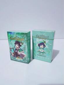 50/55pcs Anime Holographic Card, Otaku Game Merchandise, Character Postcard Collection