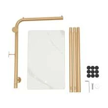 YUNRUX L-Shaped Metal Coat Rack Hat Stand Storage Entrance Clothes Hanger Wardrobe 170cm