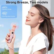 sweetfull 1500mAh wiederaufladbarer Mini-Handventilator, tragbarer Mini-Handventilator mit USB-Aufladung, LED-Anzeige und integriertem Blitzlicht, 2-in-1 faltbarer Persönlicher Ventilator, kompakte Hosentaschengröße für Reise und Outdoor, 1500mAh Lithium-Akku, einfache Knopfsteuerung