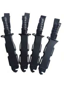 1 pieza Cuchillo de plástico suave para cosplay, material ABS seguro que no lastima, perfecto para fiestas, cumpleaños y como regalo