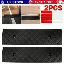 2X Threshold Kerb Ramp Mobility Access Wheelchair Scooter Bike Disability Safety - 2PCS - View 2