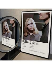 1 件复古水牛城 66 部经典电影海报图片印刷帆布画印刷海报墙艺术画适用于客厅装饰卧室办公室酒吧美学装饰无框架 - 彩色 - 查看 11