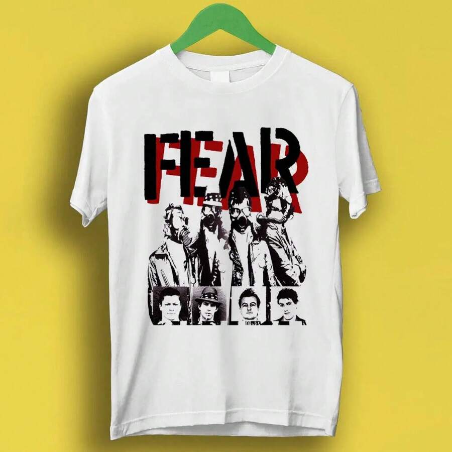 Fear Band Music Punk Hardcore Rock Metal Music Gift Tee T Shirt P2265 - White - View 1