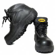 Bota Rhino Dieléctrica Con Puntera Y Suela Antideslizante - Negro - Ver 5