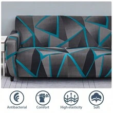 弹力印花沙发套，可清洗，适合客厅、卧室、办公室装饰 - 四季皆宜 - 彩色 - 查看 8