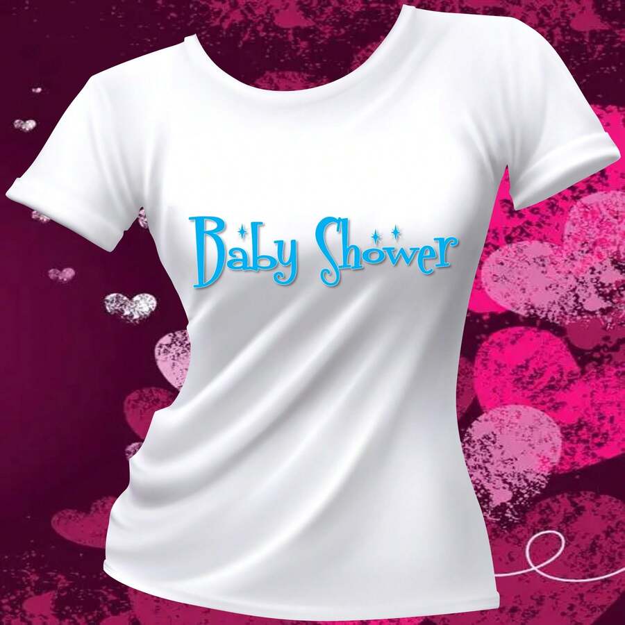 PLAYERA MODA FIESTA BABY SHOWER NIÑO LETRAS - Blanco - Ver 1
