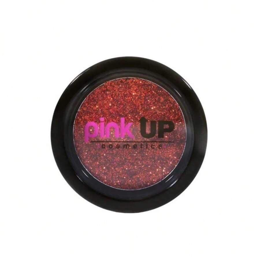PINK UP COSMETICS Pink Up Glitter Eye Shadow Glitter Eyeshadow - 10 Hot Red - View 1