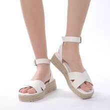 READY SALTED Women's Fashion Flat Sandals Women's Summer Casual Sandals Women's Summer Comfort Sandals - White - View 2