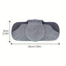 Un support de lunettes de voiture en PU avec strass, étui à lunettes de soleil , accessoires d'intérieur pour véhicules General Motors