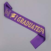 1 件 2025 届毕业绶带，“我毕业了”学校派对/庆典仪式配饰、摄影道具 - 彩色 - 查看 19