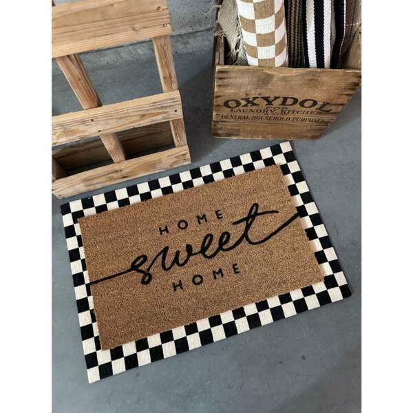 Doormat | Home Sweet Home | Welcome Mat | Housewarming Gift | Rug | Porch Gift | Home Gift Festival Door Mat Indoor Door Mat For Bathroom Living Room Bedroom Kitchen 24"X16" Felpudo | Hogar, Dulce Hogar | Felpudo De Bienvenida | Regalo De Inauguración De La Casa | Alfombra | Regalo De Porche | Regalo Para El Hogar Felpudo Para Festivales Felpudo De Interior Para Baño Sala De Estar Dormitorio Cocina 24" X 16"