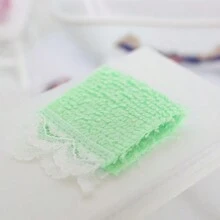 6pcs Mini Towels In Assorted Colors, Mini Colorful Towels, Miniature Towels, Realistic Towels, Mini Micro Towels, Decorative Ornaments, Doll House Accessories, Fabric Decor, Pretend Play Props Gifts Birthday Graduation
