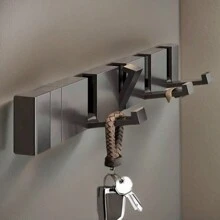 Drilled Invisible Hooks That Can Be Hung On The Wall Of The Bathroom. It Can Also Be Used As A Hanger After Entering The Door, Suitable For Placing On The Entrance Porch, And Can Also Be Used As A Folding Coat Hook In The Bedroom.