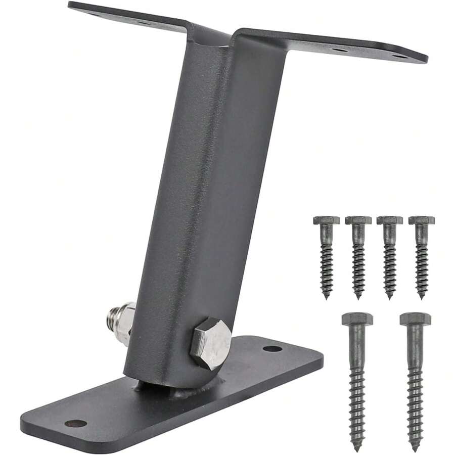 304 Stainless Steel Pergola Roof Risers (3 Pack) - Adjustable 90° Brackets For 4x4/4x6 Beams
