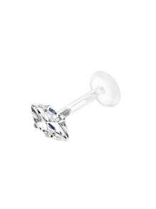 BESTEEL 1 pieza Pendiente de cartílago de hélix frontal, trágus de 16G con rosca interna, anillo Monroe para el labio de 8MM, joyería de piercing corporal