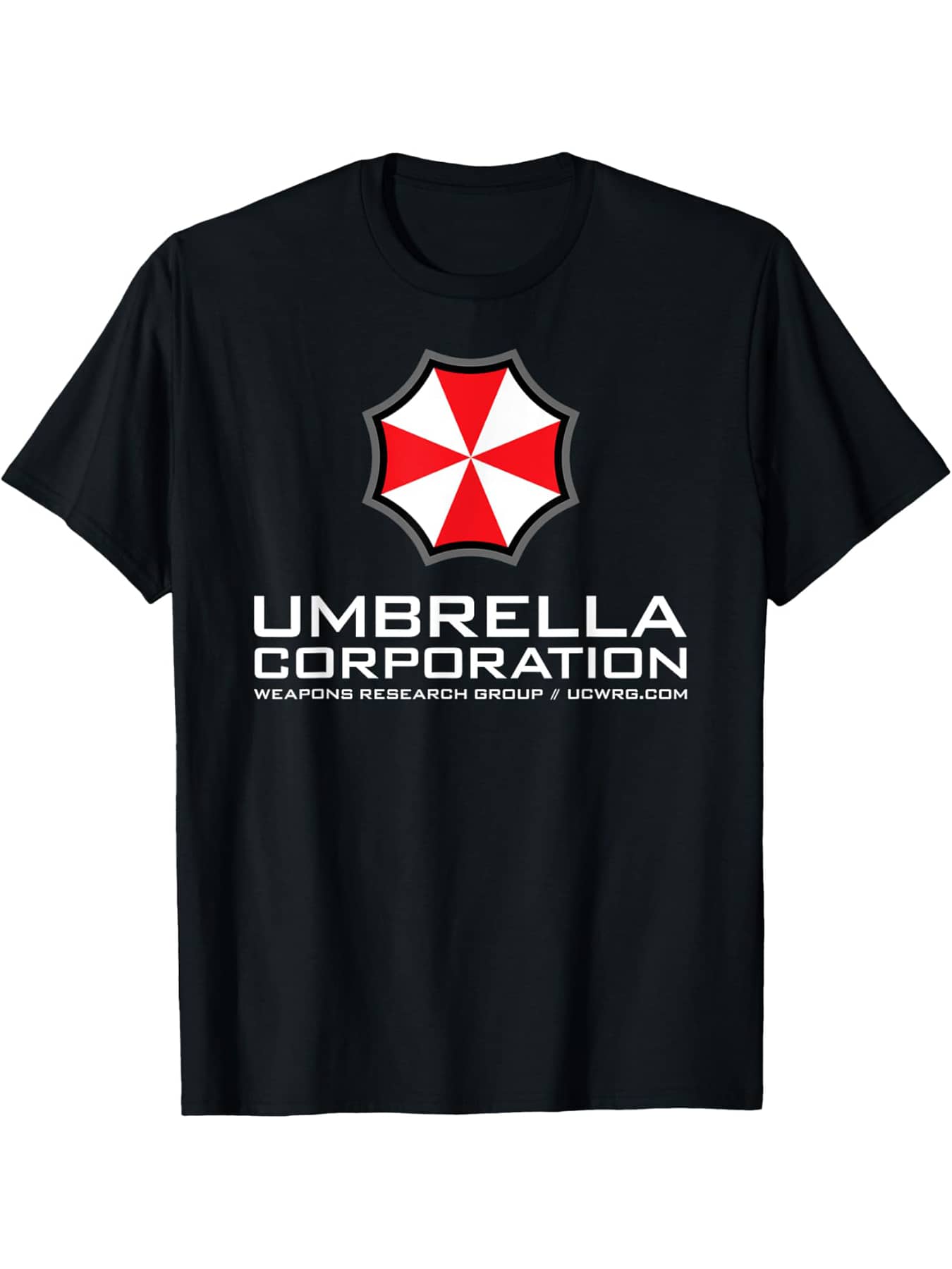 Umbrella Corporation UCWRG Stacked Logo Shirt T-Shirt Cotton Fun Design DIYWomen's Soft Breathable Summer And Winter Comfortable Casual Sports Valentine's Day And Mother's Day Gifts - 黑色 - 查看 1