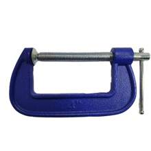 Kit 2 Type C Sergeant Clamps 4 Inches Lightweight Reinforced Iron - 藍色 - 查看 5