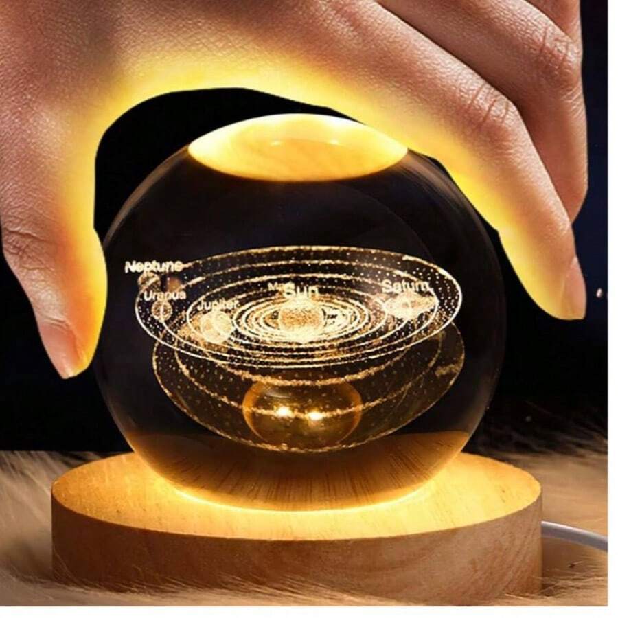 6CM NIGHT LIGHT BALL WITH USB CABLE - SISTEMA SOLAR - View 1