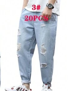 JEANS FOR MEN - Blue - View 2