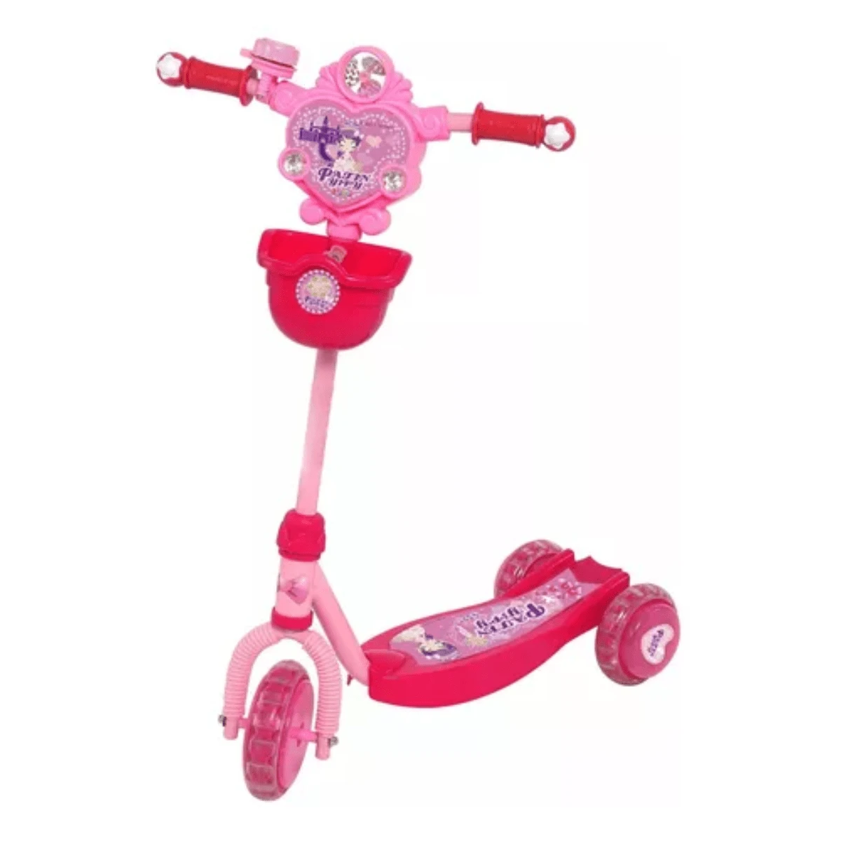 Patin Mytek  Scooter Con Timbre en el Manubrio Rosa - Multicolor - Ver 1