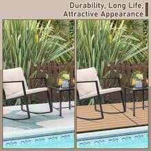 Cecaylie 6-30 Pcs. WPC Tiles Terrace Tiles Click Tiles Floor Tiles Wood Look 30x60cm Teak